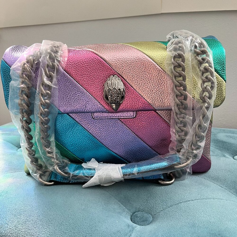 NEW* Kurt Geiger Rainbow Leather Kensington Purse